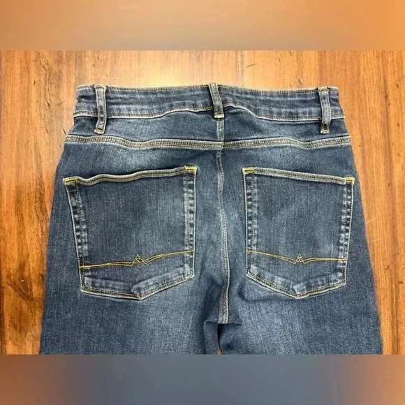 ASOS Jeans Skinny Straight Size 28 X 30 cropped denim blue fall preppy hipster - Picture 5 of 9